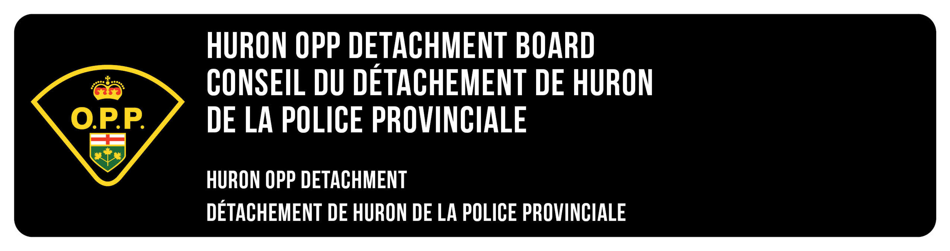 Huron OPP Detachment Board Logo